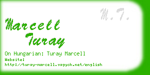 marcell turay business card